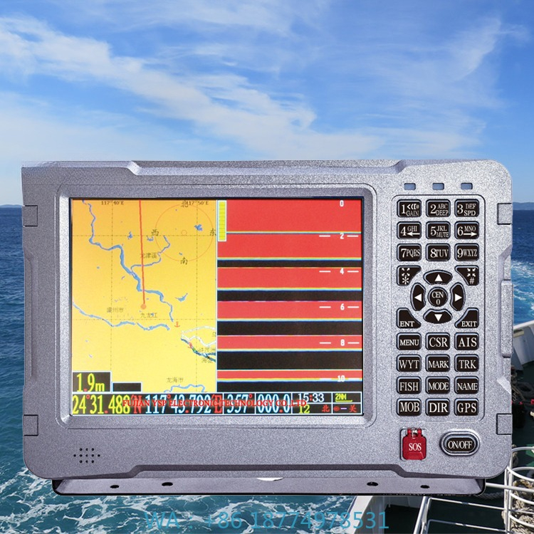 Fish Finder Gps - Kombiner Nawigacyjny Ryboprzynętny Głębokościomierz Ryboprzynętny GPS