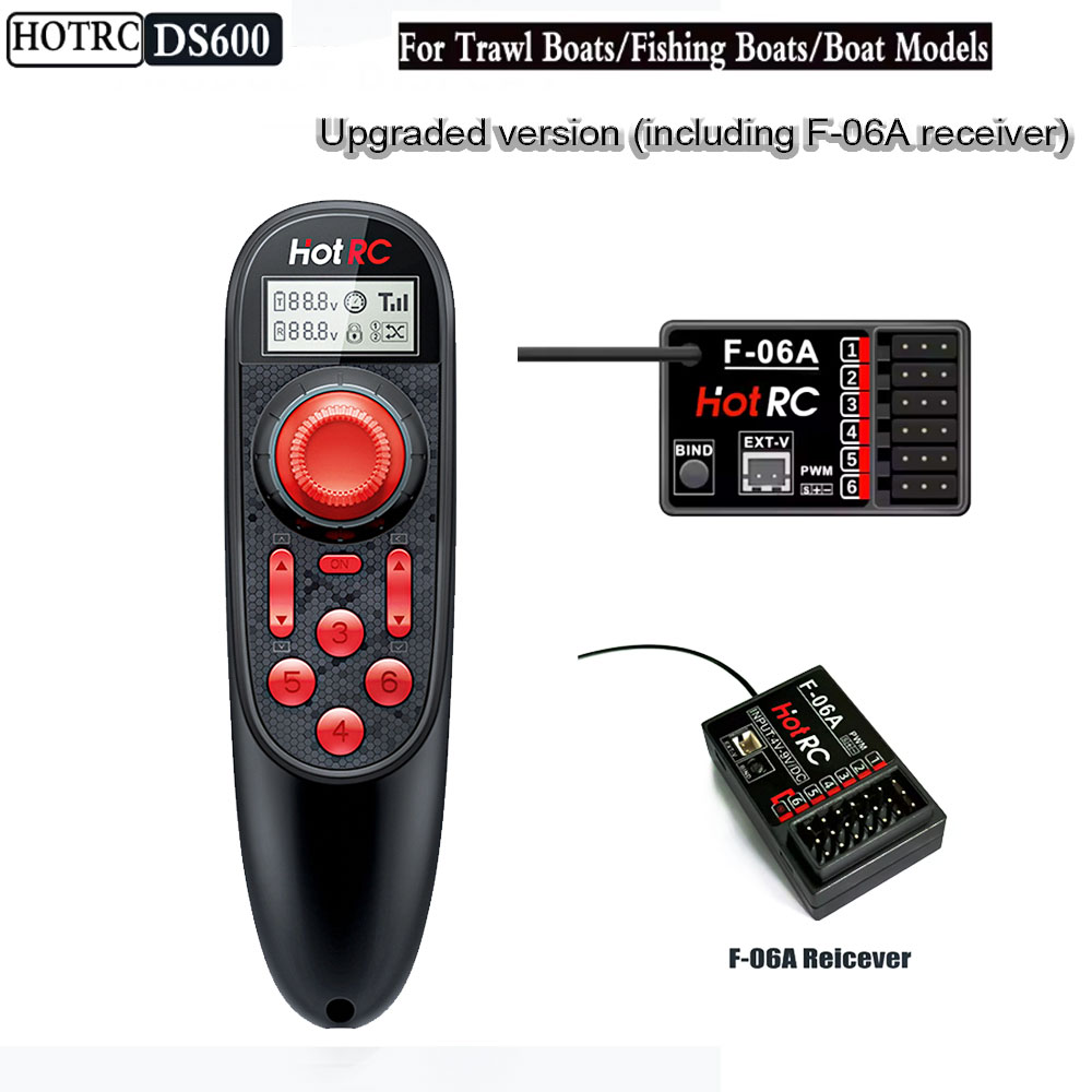 Fish Finder Battery - System zdalnego sterowania bezprzewodowego HOTRC DS600