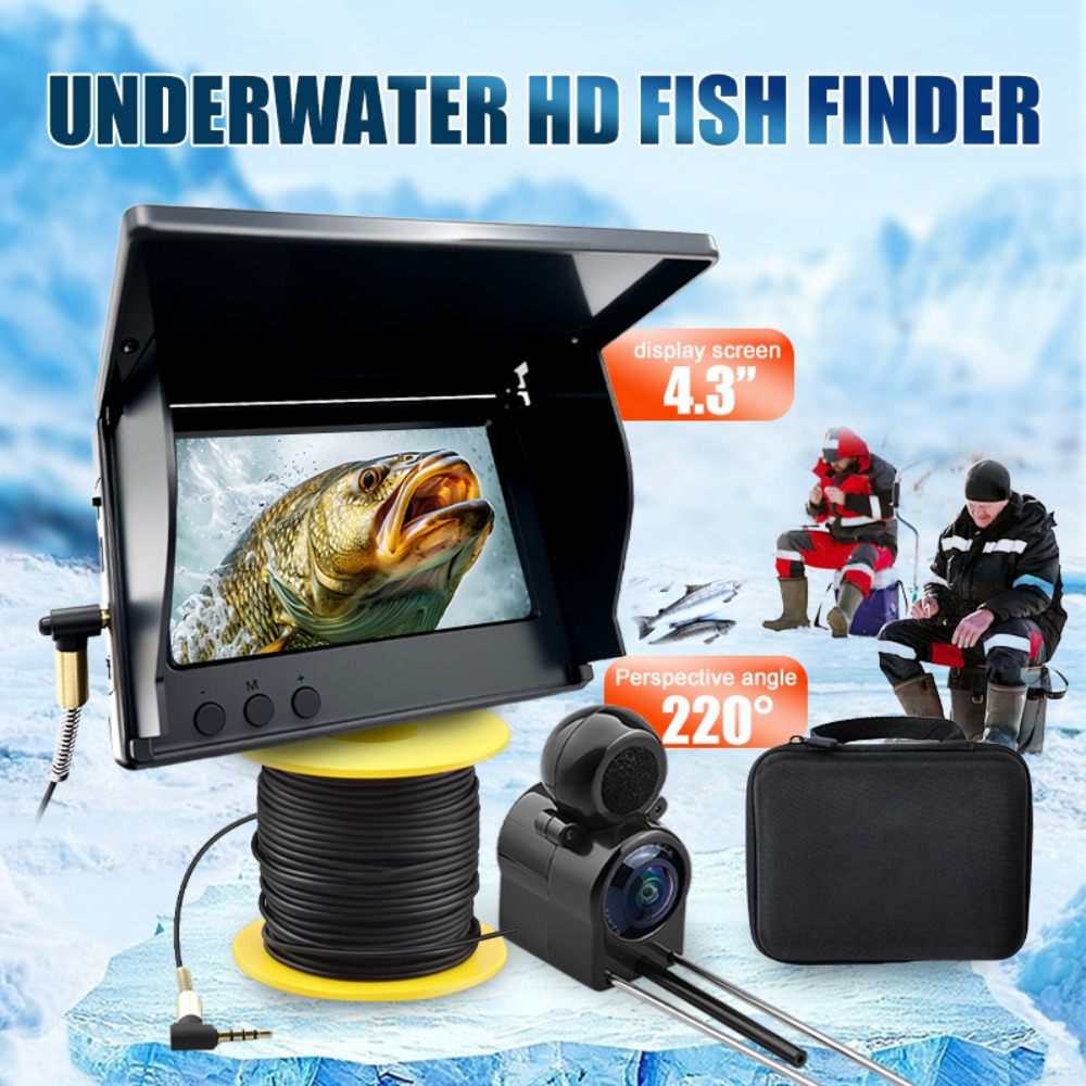 Fish Finder Portable - 5-calowa podwodna kamera wędkarska 1000TVL IP68,