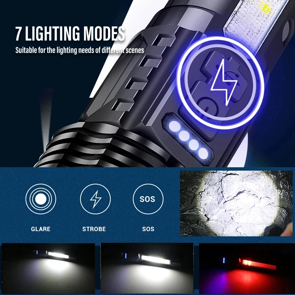 Mocna latarka LED XHP50, wodoo – Fishing Light recenzja i cena