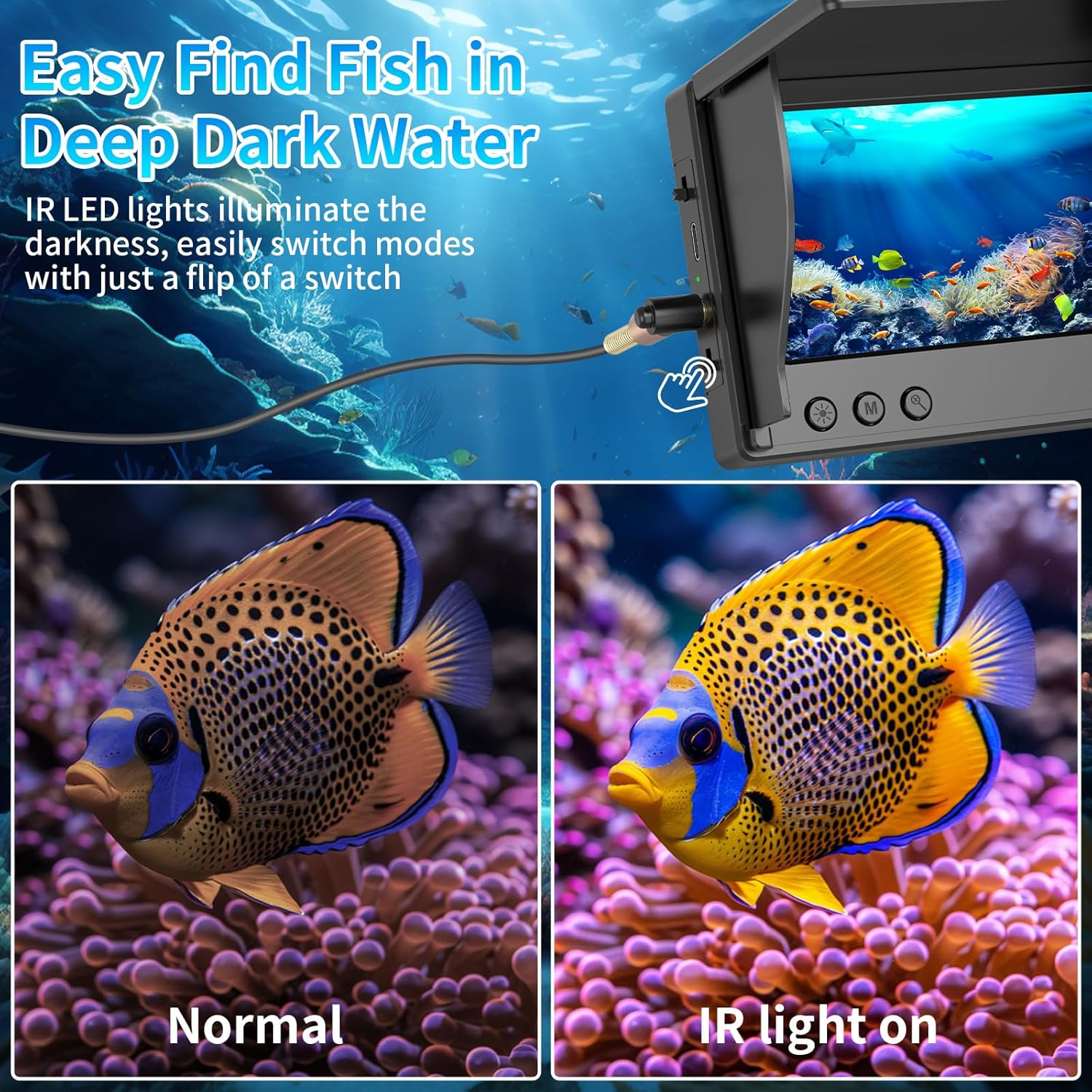 Przenośny lokalizator ryb z ka – Fish Finder Portable recenzja i cena
