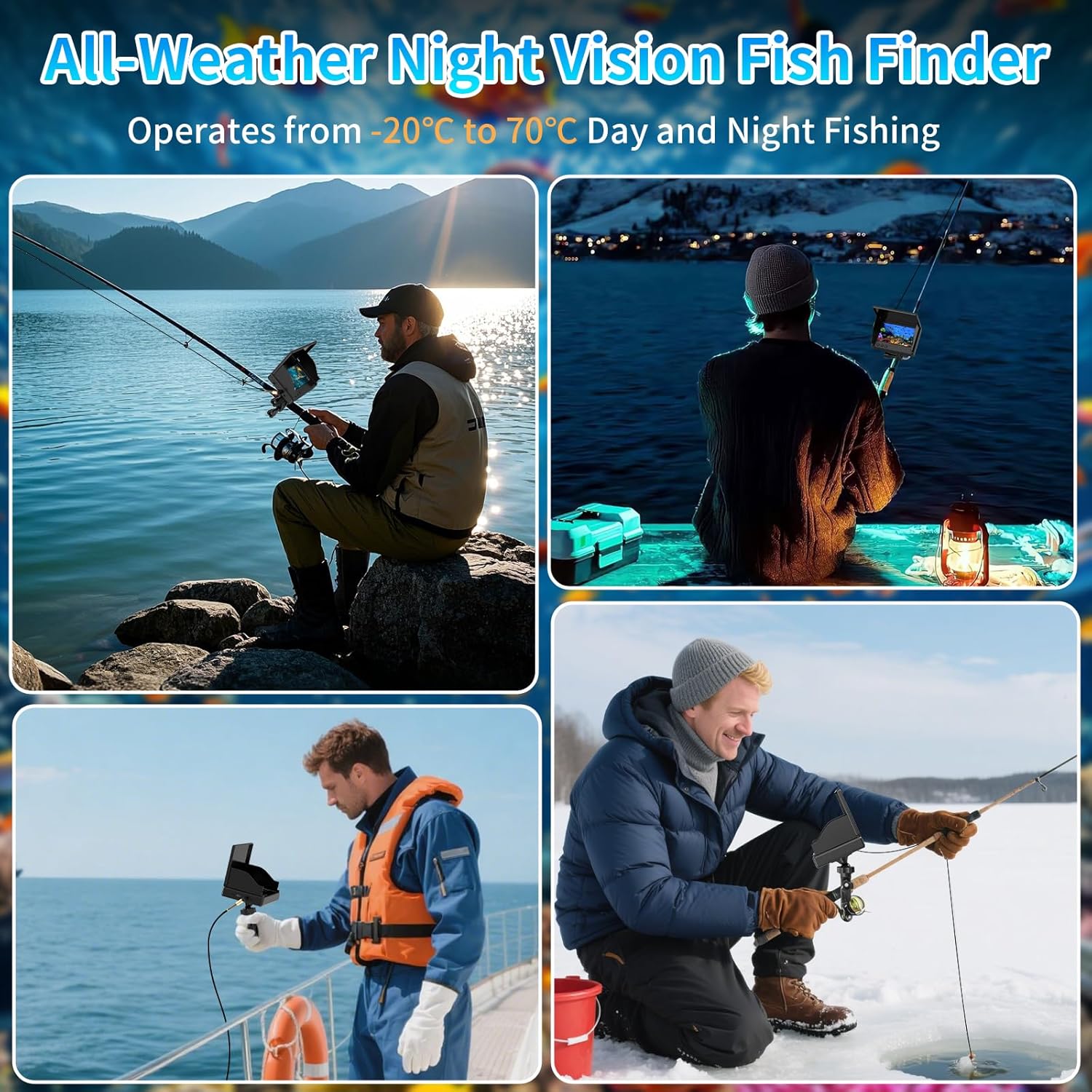 Przenośny lokalizator ryb z ka – Fish Finder Portable recenzja i cena