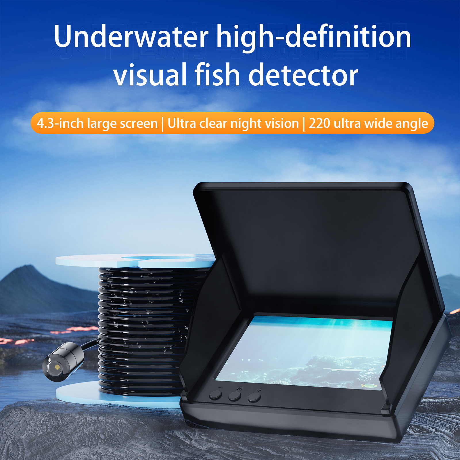 Kamera podwodna 4,3 cala do wę – Fish Finder recenzja i cena